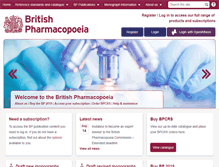 Tablet Screenshot of pharmacopoeia.com